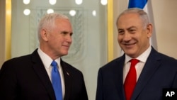 Pence da Netanyahu