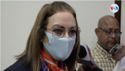 La diputada María Fernanda Flores de Aleman fdijo a la VOA que se violó todo el proceso jurídico que enmarca la ley. Foto Houston Castillo, VOA.