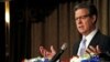 Sam Brownback, U.S. ambassador for religious freedom, speaks during "A Civil Society Dialogue on Securing Religious Freedom in the Indo-Pacific Region" forum in Taipei, Taiwan, March 11, 2019.