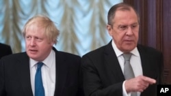 Boris Johnson n'umushikiranganji wa mbere w'Uburusiya 