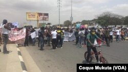Manifestação contra desemprego em Luanda, Angola, 26 setembro 2020