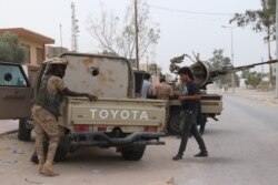 Libyan forces have been fighting each other since early April in Tripoli and 80,000 people have been displaced, May 3, 2019.