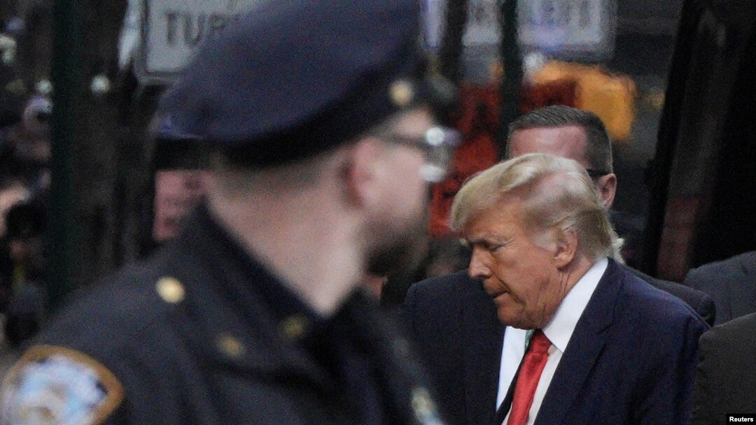 Former U.S. President Trump indicted by a Manhattan grand jury, in New York City