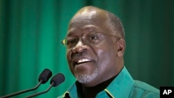 FILE - Tanzanian President John Magufuli.