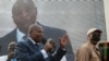President Faustin-Archange Touadera greets supporters after highest court confirmed his re-election at his party headquarter in Bangui.