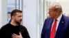 ARCHIVO - El entonces candidato presidencial Donald Trump y el presidente de Ucrania, Volodymyr Zelesnkyy, se reúnen en la Torre Trump en la ciudad de Nueva York, Estados Unidos, el 27 de septiembre de 2024.
