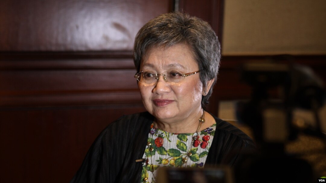 VOA Thai interviewed with Thailand Minister of Commerce, Apiradi Tantraporn at Washington,DC.