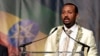 FILE - Ethiopia’s prime minister, Abiy Ahmed, addresses his country’s diaspora in Washington, the largest Ethiopian community outside the country, calling on them to return, invest and support their native land, on July 28, 2018.