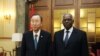José Eduardo dos Santos, com o secretário-geral da ONU, Ban Ki-moon (foto de arquivo)