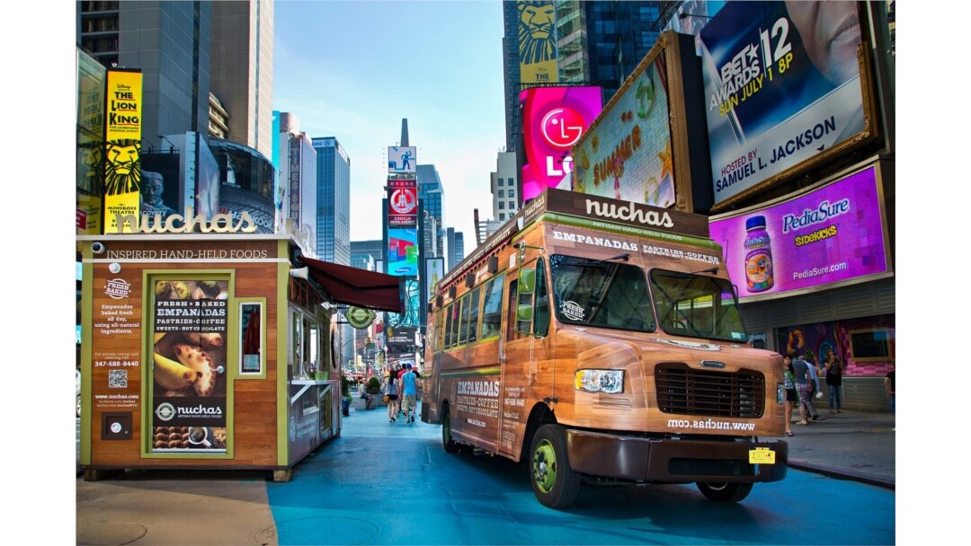 Imagen tomada de las redes sociales de Nuchas, un negocio de venta de empanadas argentinas en camiones de comida, (Food Trucks), muy conocido en Nueva York.