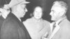 Edgar Snow with Mao Zedong, center, and Liu Shaoqi, who was then China's head of state, in Beijing in 1960. (Public domain)