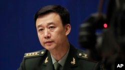 中国国防部发言人吴谦(资料照 )