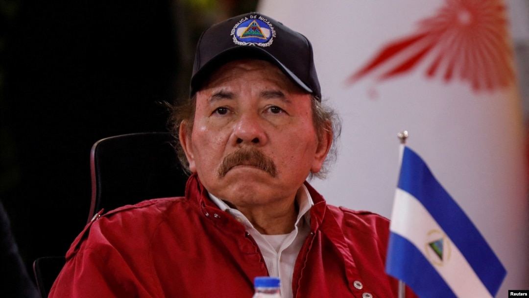 ARCHIVO: El presidente de Nicaragua, Daniel Ortega, asiste a la cumbre del Alba, en Caracas, Venezuela, el 24 de abril de 2024.