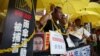 FILE - Pro-democracy protesters demanding the release of mainland activists take part in a rally in Hong Kong, China July 23, 2015.