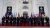 美国总统乔·拜登2022年9月在白宫主办了首次太平洋岛国论坛领导人峰会。（美联社）