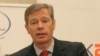 FILE - Then-British High Commissioner to Kenya, Rob Macaire, speak during joint press conference in Nairobi, Kenya, Dec. 15 , 2010. 