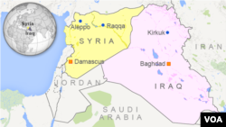 Mapa da Siria