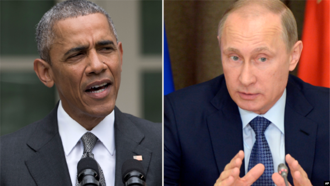 Shugaban Amurka Obama da Shugaban Rasha Putin