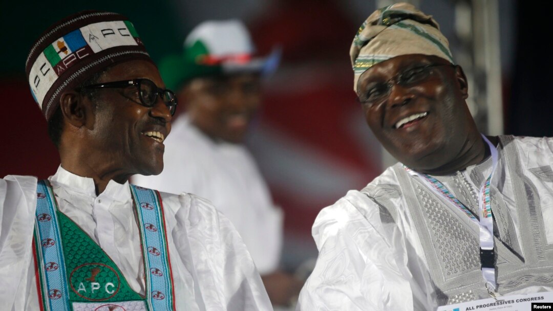 Shugaba Buhari da Atiku a lokutan baya