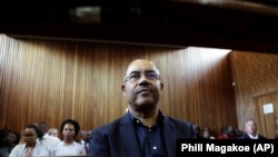 Manuel Chang, antigo ministro das Finanças de Moçambique, no Tribunal de Kempton Park, África do Sul, 8 de Janeiro de 2019