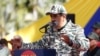 El presidente venezolano Nicolás Maduro habla durante un mitin para conmemorar el 22do aniversario del regreso al poder del fallecido mandatario Hugo Chávez tras un intento fallido de golpe de Estado, el 13 de abril de 2024, en Caracas, Venezuela.