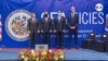 El Enviado Especial del Departamento de Estado Ricardo Zúñiga, y el encargado de negocios de la Embajada de EE.UU, Brendan O’Brien, se reunieron este miércoles 7 de abril con el Embajador Ronalth Iván Ochaeta, comisionado de la CICIES.