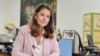 La vicepresidenta de Colombia, Marta Lucía Ramírez, en entrevista con la Voz de América. [Foto de archivo]