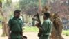 Antigos guerrilheiros da Renamo, Gorongosa , 2012 (J. Jackson/VOA) 