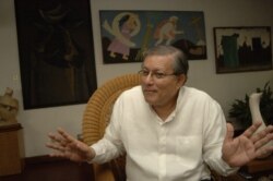 El sociólogo y cofundador del Frente Sandinista Oscar René Vargas. (Foto cortesía)