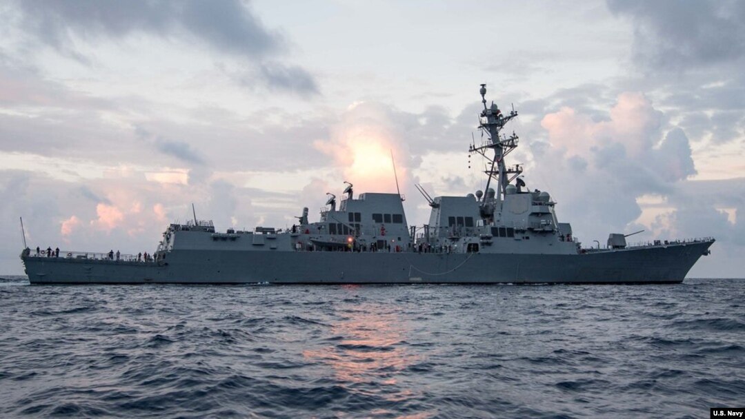 이지스 구축함 '랠프 존슨’ 함. 사진 출처: U.S. Navy