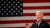 Democratic 2020 U.S. presidential candidate and former U.S. Vice President Joe Biden speaks during a town hall meeting, during his "No Malarkey!" campaign bus tour at Iowa State University in Ames, Iowa, Dec. 4, 2019. 