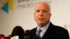 Senator John McCain speaks during a press conference in Kyiv, Ukraine, Sept. 4, 2014. 