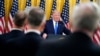 President Donald Trump speaks during an event to honor Bay of Pigs veterans, in the East Room of the White House, Sept. 23, 2020.