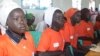 At a women’s empowerment center in Cameroon’s northern town of Kousseri, a group of women are learning how to sew. (Moki  Edwin Kindzeka/VOA)