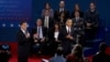 President Obama, right, and former Massachusetts Gov. Romney, participate in the second presidential debate at Hofstra University in Hempstead, N.Y., October 16, 2012. 