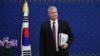 US special representative for North Korea Stephen Biegun waits before a meeting with South Korean Foreign Minister Kang Kyung-wha at the Foreign Ministry in Seoul on September 11, 2018. - Biegun arrived in Seoul on September 10, as part of his Northeast…