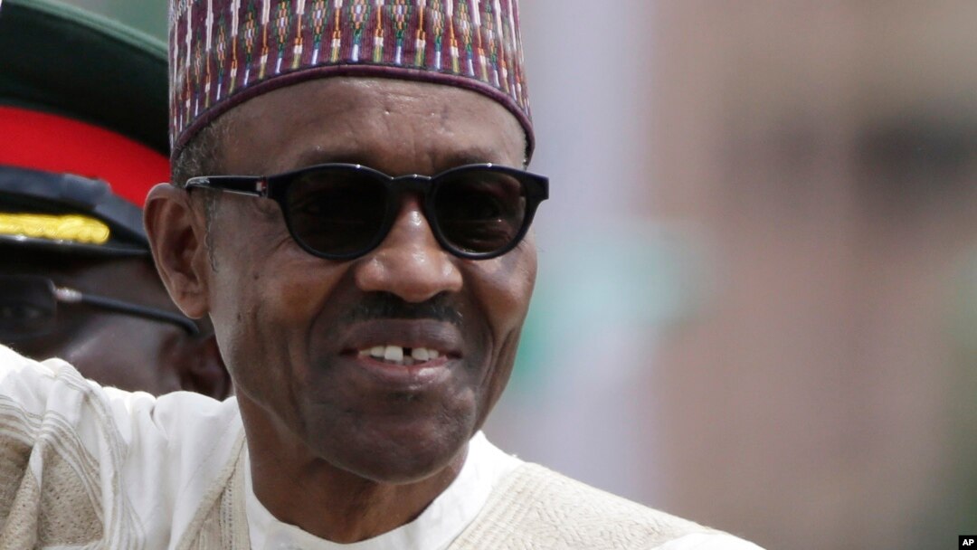 Shugaban Najeriya Muhammadu Buhari Ranar Rantsar Da Shi.