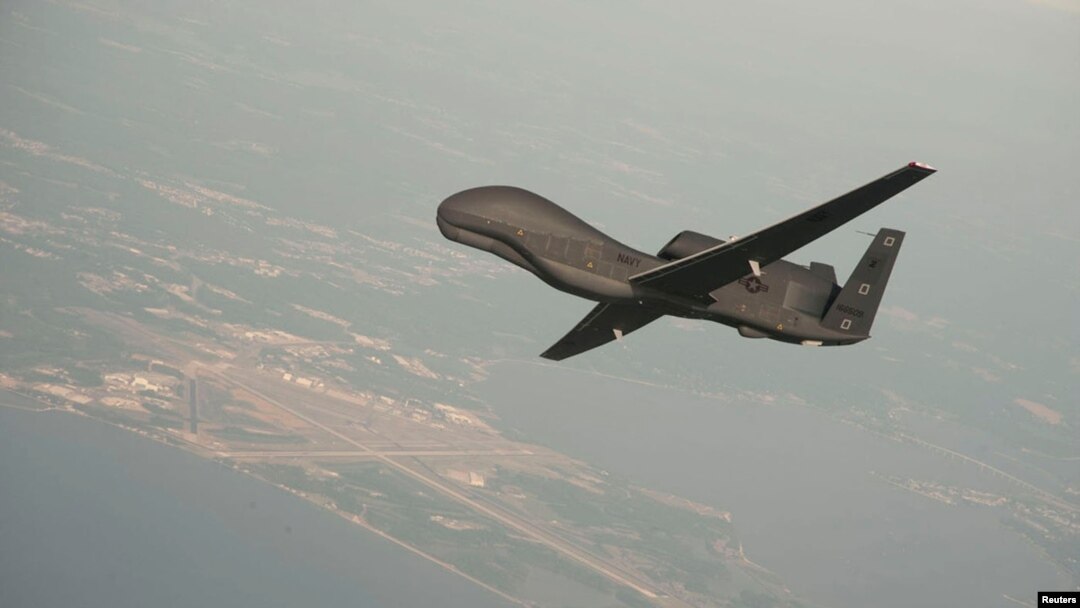 미군 고고도 무인정찰기 RQ-4 '글로벌 호크'. (자료사진)