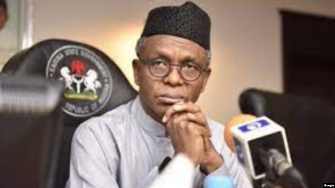 Gwamnan Jihar Kaduna Nasir El-Rufai.
