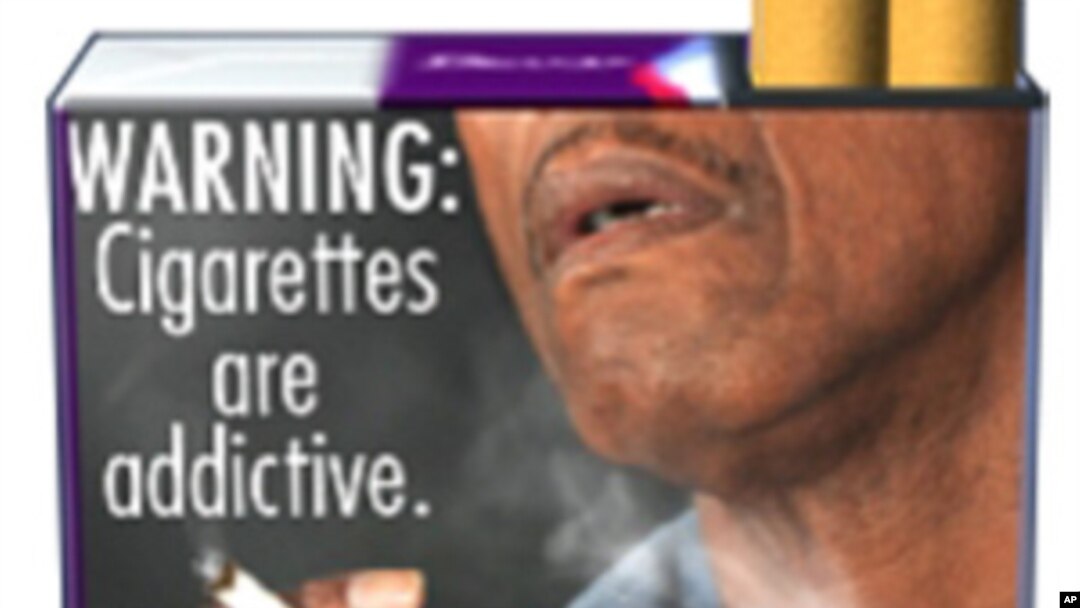 Proposed new warning labels for US cigarette packs by the US Food and Drug Administration.