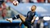 France’s Kylian Mbappe controls the ball during the semifinal match between France and Belgium at the 2018 soccer World Cup in St. Petersburg, Russia, July 10, 2018.