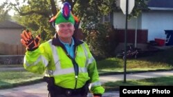 Lyn Woolford has been police chief – and crossing guard – of Ashland, Missouri since 2013. (Courtesy Photo).