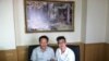 북한 소설 '벗'을 쓴 백남룡 작가(왼쪽)와 영어 번역본을 출간한 미국 조지워싱턴대 이마뉴엘 김 교수.