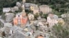 A village in northern Corsica. Some Corsicans on the mainland moved back home to wait out the coronavirus lockdown. (Lisa Bryant/VOA)