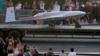 FILE - A Turkish-made Bayraktar TB2 drone is seen during a rehearsal of a military parade dedicated to Independence Day in Kyiv, Ukraine, Aug. 20, 2021. 