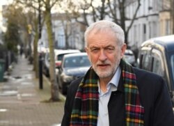 Britain's Labour Party leader Jeremy Corbyn is seen near his home in London, Britain, December 14, 2019. REUTERS/Toby Melville