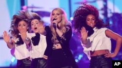 Meghan Trainor performs at the iHeartRadio Music Festival on Sept. 20, 2014, in Las Vegas.