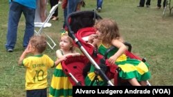 Crianças brasileiras no 20o. Festival Verde e Amarelo, Boston