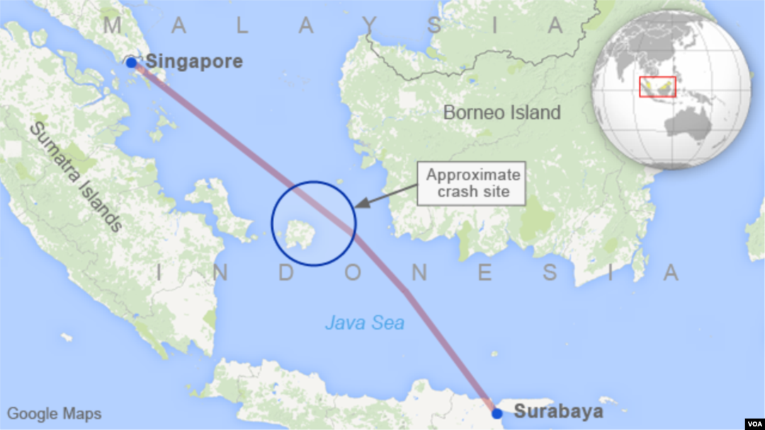QZ8501 Crash Site