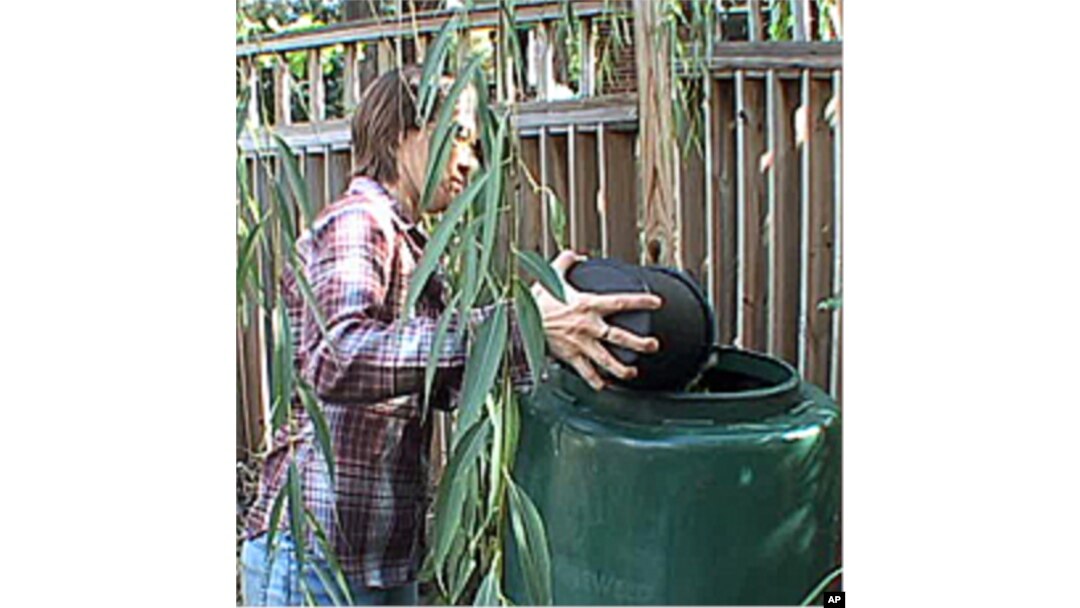 Washington, DC resident Ingrid Drake composts all year long - both in the backyard and in her basement.